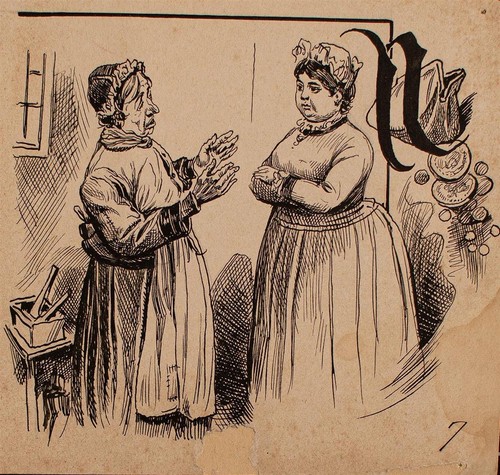 Karikatur illustration frauen - karikatur,
