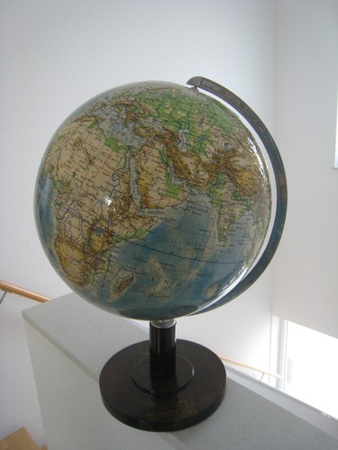 Großer relief globus 50cm - globus, (50cm