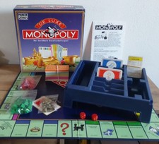 Monopoly De Luxe v. Parker , neuwertig , komplett , Holzhäuser + Zinnfiguren