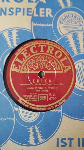 Erika schellack 78rpm - erika-, 78rpm-