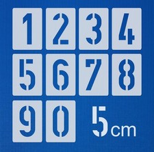 Zahlenschablonen Set Nr.35 /