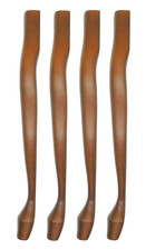 4x Tischbeine Buche 72 cm