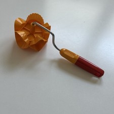 Dr Oetker Roll-Ausstecher , 5 Plätzchen Orange Rot, Vintage Rolling Cookie Alt