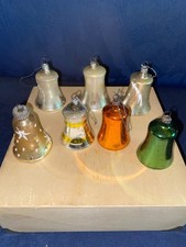 7 alte Glasglocken Lauscha