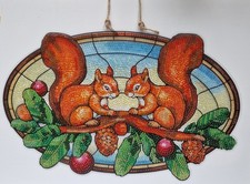 Diamond Painting XL Fensterbild, Wandbild 35,5x22, Herbstmotiv auf Windradfolie