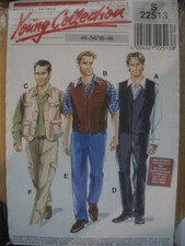 Neue Mode 22513 Schnittmuster - Herren-Weste & Hose - Gr. 46 - 56