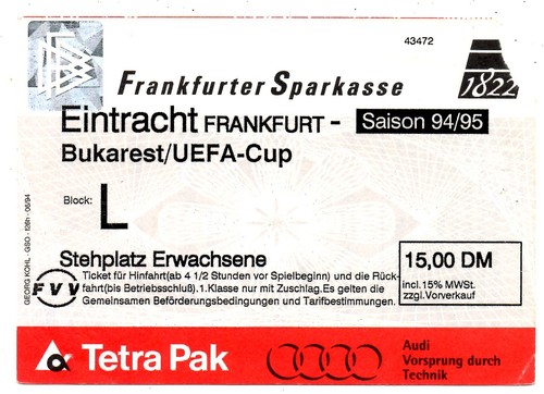 Ticket eintracht frankfurt - ticket,
