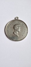 Medaille aus Zinn– Huldigung