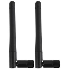2 Stück 2,4G / 5G / 5,8GHz 5Dbi Omni WIFI Antenne mit RP SMA Stecker für WL4095