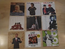 Schallplatten MAXI-SINGEL Sammlung 9x BLACK FUNK SOUL 1980er 45RPM