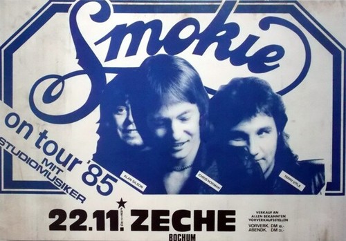 Smokie 1985 plakat chris - -,