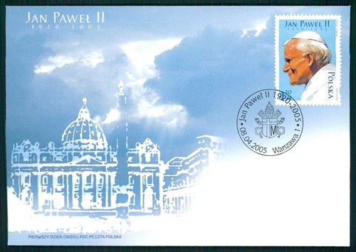 Polen fdc 2005 papst - papst, johannes