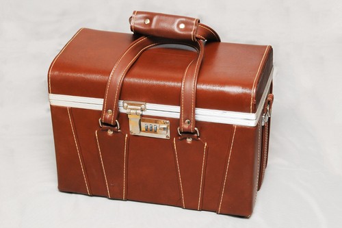 Vintage braune leder - vintage,