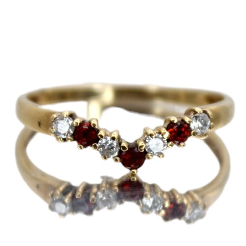 Gold wishbone ring gelb - wishbone, 9
