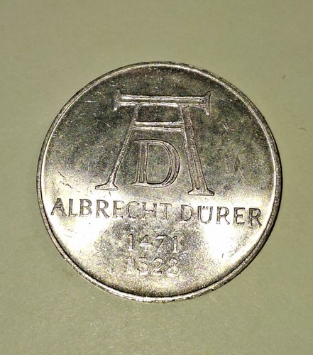 5dm silbermünze albrecht - silbermünze,