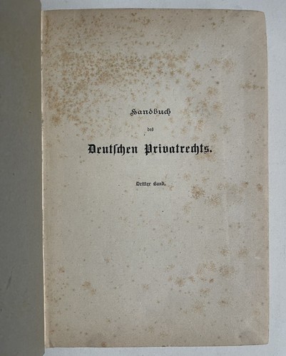 Otto stobbe handbuch - handbuch, deutschen