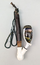 Antike Gesteckpfeife "Abschied"