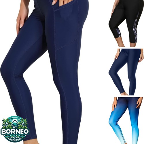 Damen badeleggings - damen,