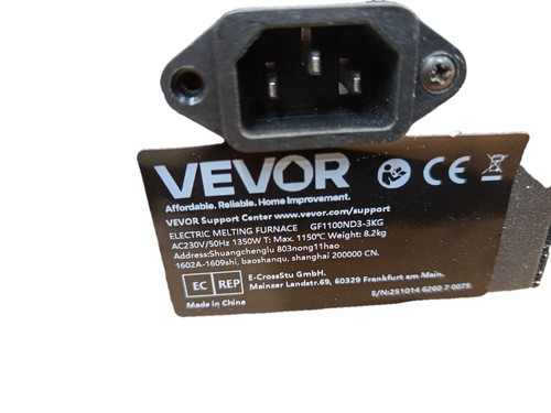 Vevor goldschmelzofen 1350w - goldschmelzofen,
