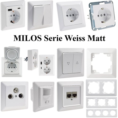 Milos steckdosen schalter - milos,