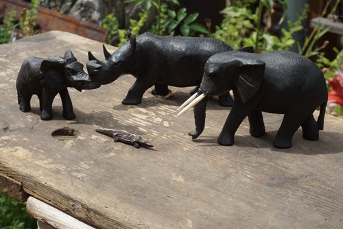 Holz tier set elefant - set,