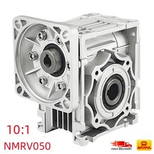 NMRV050 Worm Gearbox Gear Reducer Ratio 10 for Nema23 Schneckengetriebe 10:1 DHL