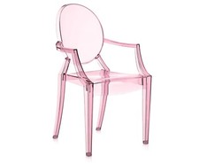 KARTELL Lou Lou Ghost LouLou Stuhl Transparent Rosa Für Kinder Original Neu