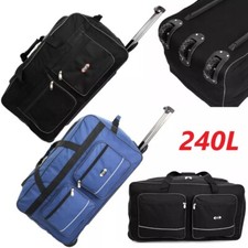 Reisetasche mit 3 Rollen 240L XXXL  Teleskopgriff  Reisekoffer Reisetrolley