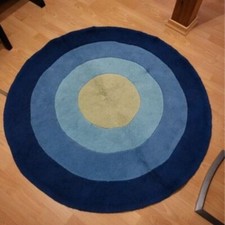 Teppich rund 130cm Kinderzimmer Jugendzimmer 