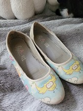 Paws Ballerinas Ballerina bunt pastell Stoff Vogel Vögel Eule Eulen Gr. 40