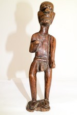 antike Figur männlich , Langohr, Südsee, Osterinsel ?