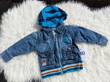 Jungen 80 Jeansjacke Sommerjacke Übergangsjacke blau Topolino