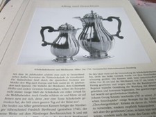 Nürnberg Doku 5129 Schokoladenkanne und MIlchkanne, Silber 1745