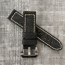 24mm Schwarzes Canvas