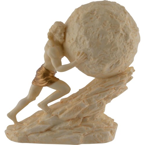 Miniatur weiß gold sisyphus - miniatur, weiß-gold