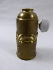 alte original Messing Lampenfassung E27 Porzellan Drehschalter