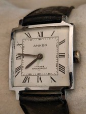 ANKER A1 17 RUBIS Handaufzug Designer Sport Luxus Classic Herren - Uhr/Watch