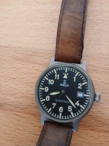 Union glashütte fliegeruhr - union,
