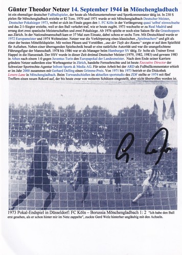 Autogramm günter netzer - -,