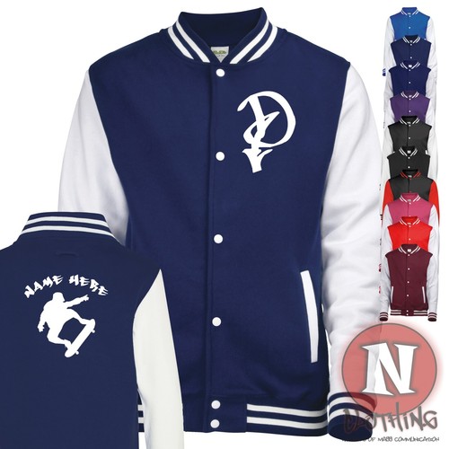 Custom skateboarding varsity - skateboarding,