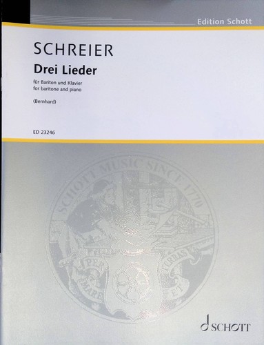 Drei lieder nach - texten, von