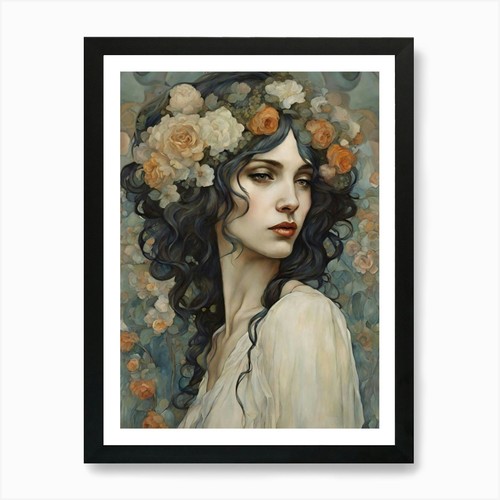 Mädchen mit blumen - mädchen,
