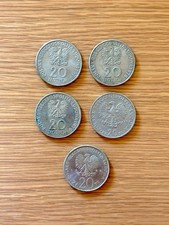 MÜNZEN Geld 5 x 20 PLN Zloty