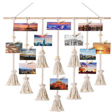 Makramee Wandbehang Fotowand