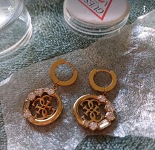 Ohrringe für Damen Guess vergoldet mit Steinen Neu