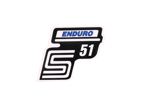 Schriftzug s51 enduro - s51, folie