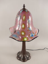 Tischlampe Lampe Glasschirm im