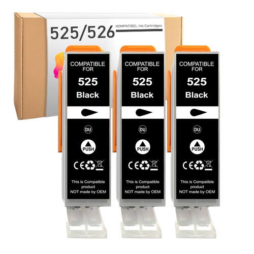 3er für canon pgi 525 - bk, pgi-525