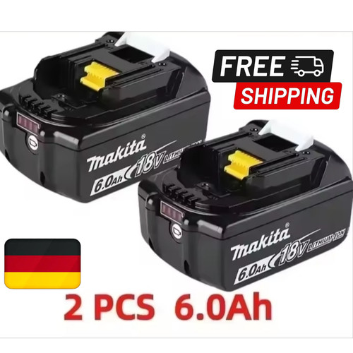 2xmakita original bl1860b 18v - original,