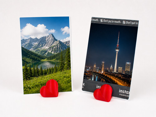 Herz foto halter set - 3d,